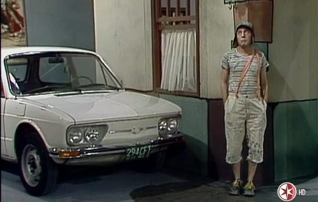 Carro Brasília no episódio do Chaves